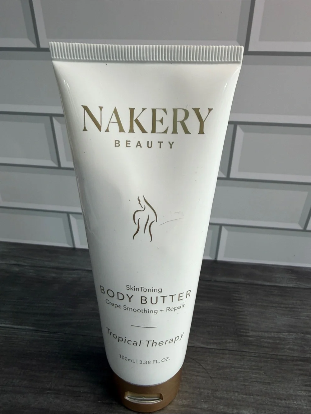 Nakery Beauty SkinToning Body Butter - White & Gold